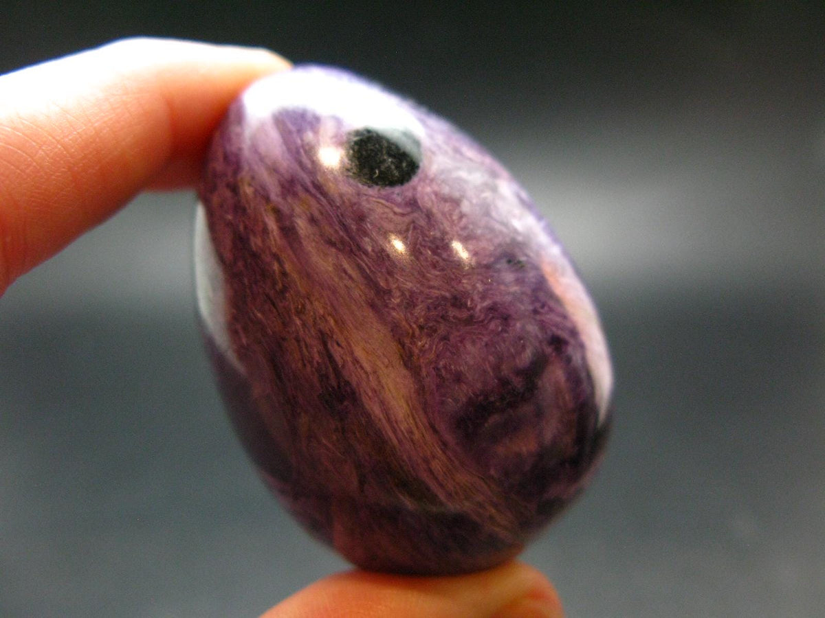 Nice Charoite Egg from Russia - 84.65 Grams - 1.9"