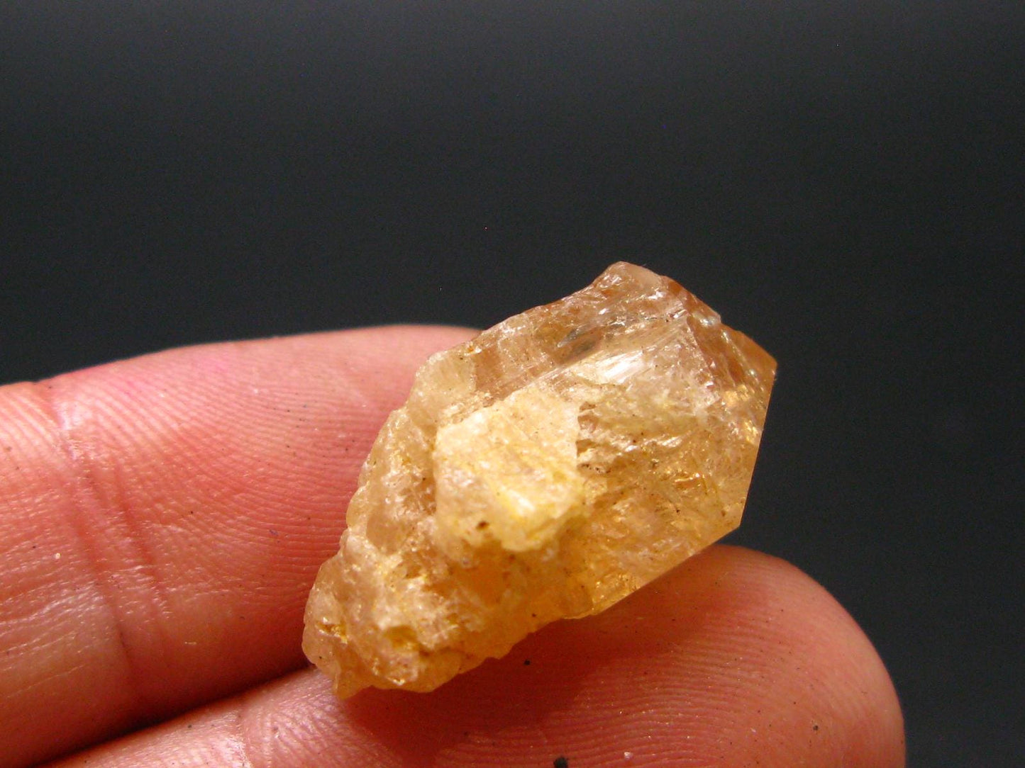 Imperial Topaz Crystal From Brazil - 0.8" - 3.59 Grams
