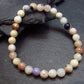 Tiffany Stone Violet Opal Genuine Bracelet ~ 7 Inches ~ 6mm Round Beads