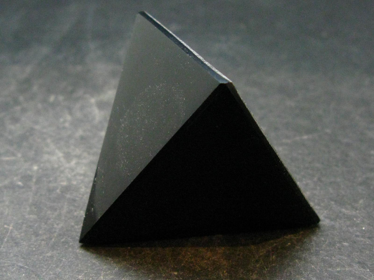 Black Obsidian Pyramid From Mexico - 1.5"