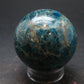 Large neon blue Apatite sphere from Madagascar- 212.68 - 1.9"