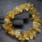 Citrine Genuine Bracelet ~ 7 Inches ~ 18mm Tumbled Beads