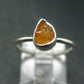 Spessartine Garnet Silver Ring From Tanzania - Size 6 - 1.88 Grams