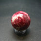 Rare Red Thulite Sphere Ball From Norway - 0.9" - 23.15 Grams