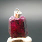 Ruby CrystalSilver Pendant from Winza Tanzania - 0.7" - 2.26 Grams