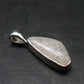 Raw Rare Natrolite Crystal Silver Pendant From Russia - 0.9" - 1.51 Grams