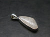Raw Rare Natrolite Crystal Silver Pendant From Russia - 0.9" - 1.51 Grams