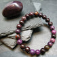 Purpurite Genuine Bracelet ~ 7 Inches ~ 8mm Round Beads