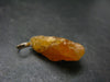 Heliodor (Yellow Beryl) Crystal Silver Pendant From Brazil - 1.2" - 2.77 Grams