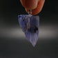 Tanzanite Pendant In Sterling Silver From Tanzania - 1.4" - 11.12 Grams
