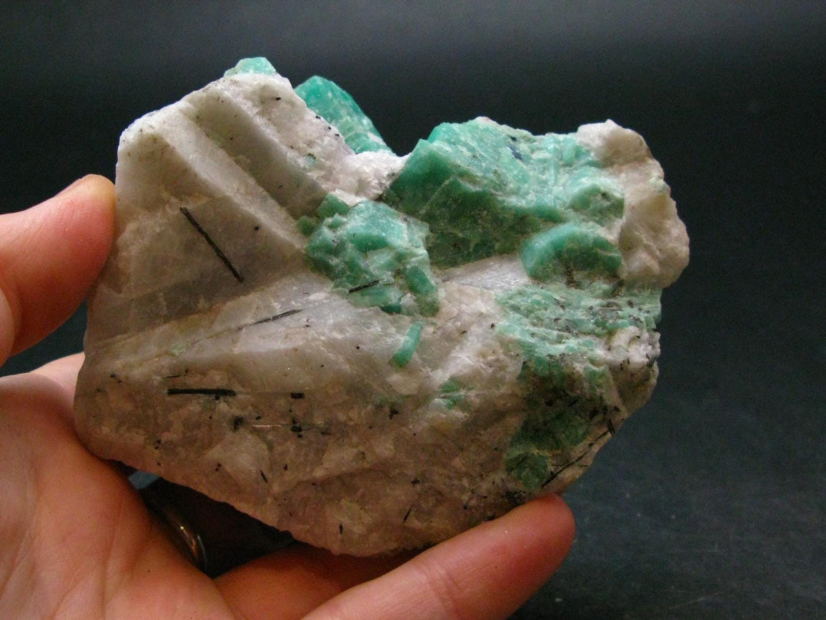 Emerald Beryl Cluster From China - 3.2"- 210.64 Grams