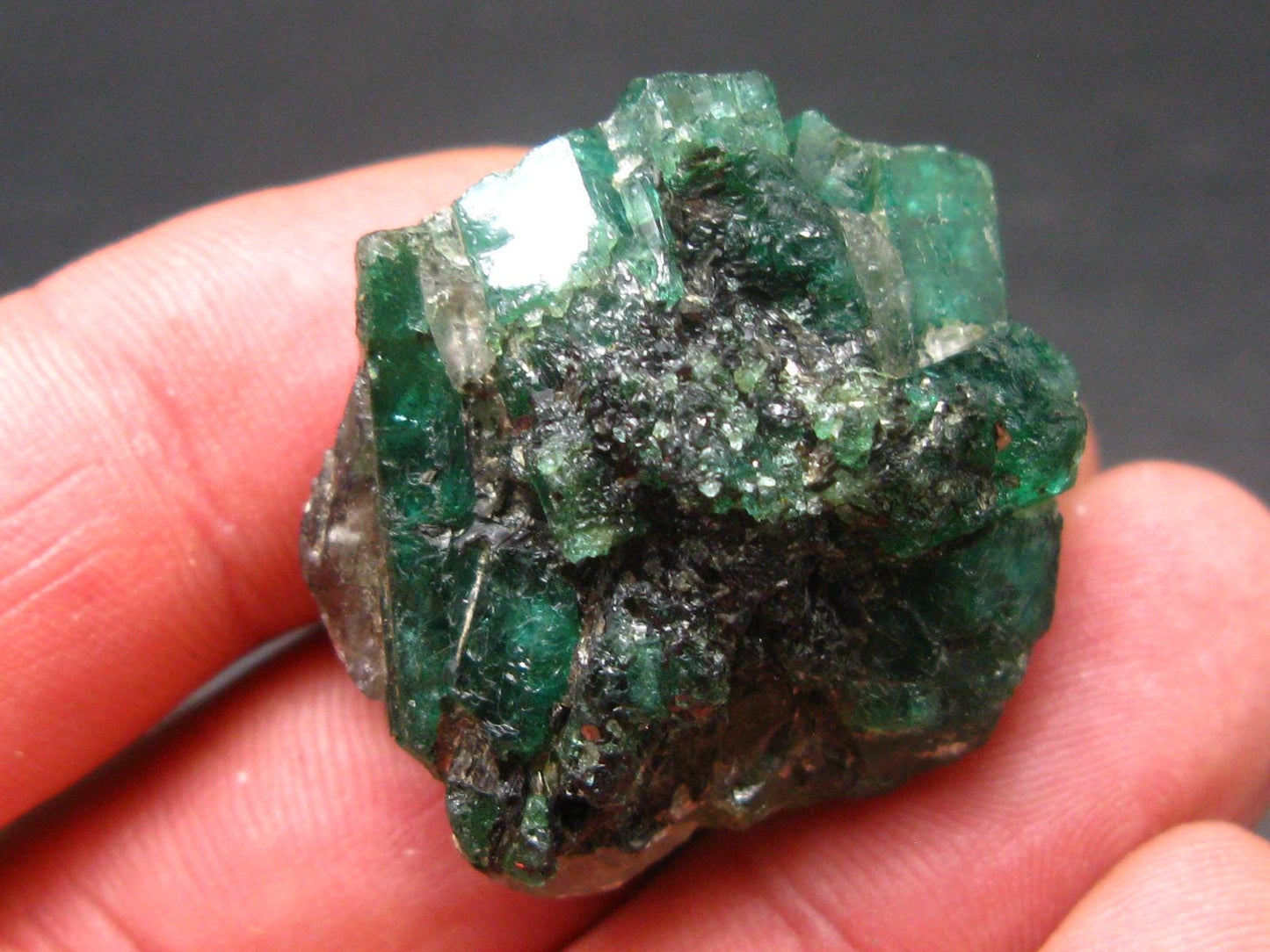 Gem Emerald Beryl Cluster From Madagascar - 21.72 Grams - 1.4"