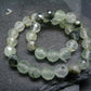 Prehnite & Epidote Genuine Bracelet ~ 7 Inches ~ 6mm Facetted Beads