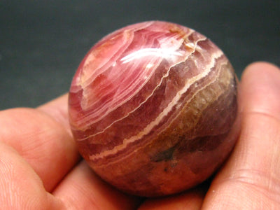 Rhodochrosite Sphere Ball from Argentina - 1.4" - 97.8 Grams