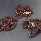 Love and Passion!! Lot of 3 Natural Red Garnet Tumbled Bead Necklaces - 18" Each