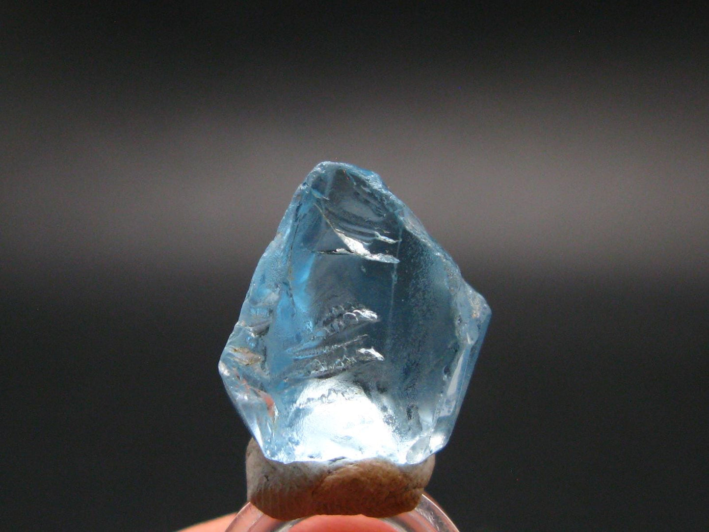 Natural Blue Topaz Crystal From Russia - 0.6" - 17.35 Carats