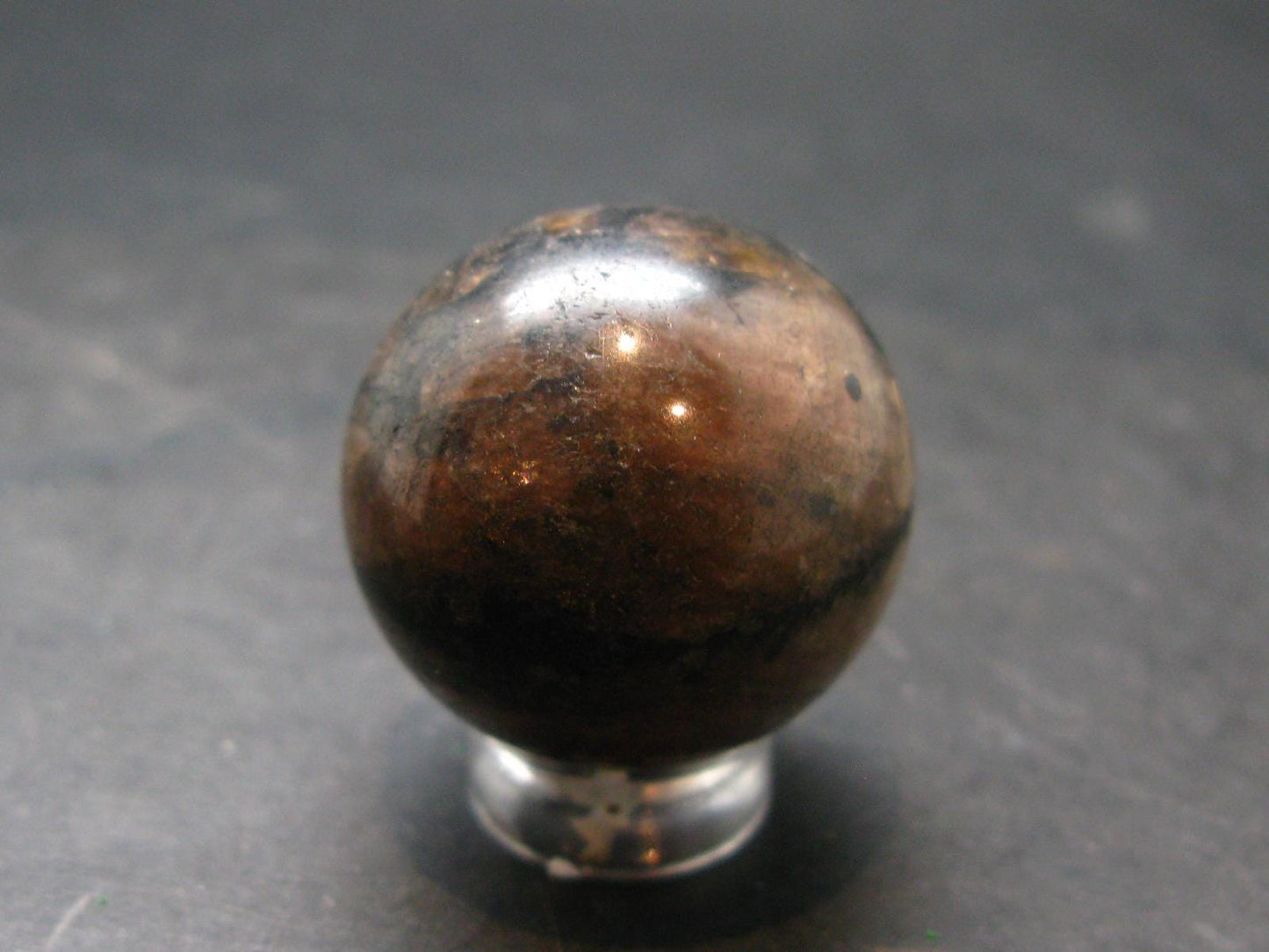 Chiastolite Variety of Andalusite Sphere from China - 1.0" - 34.35 Grams