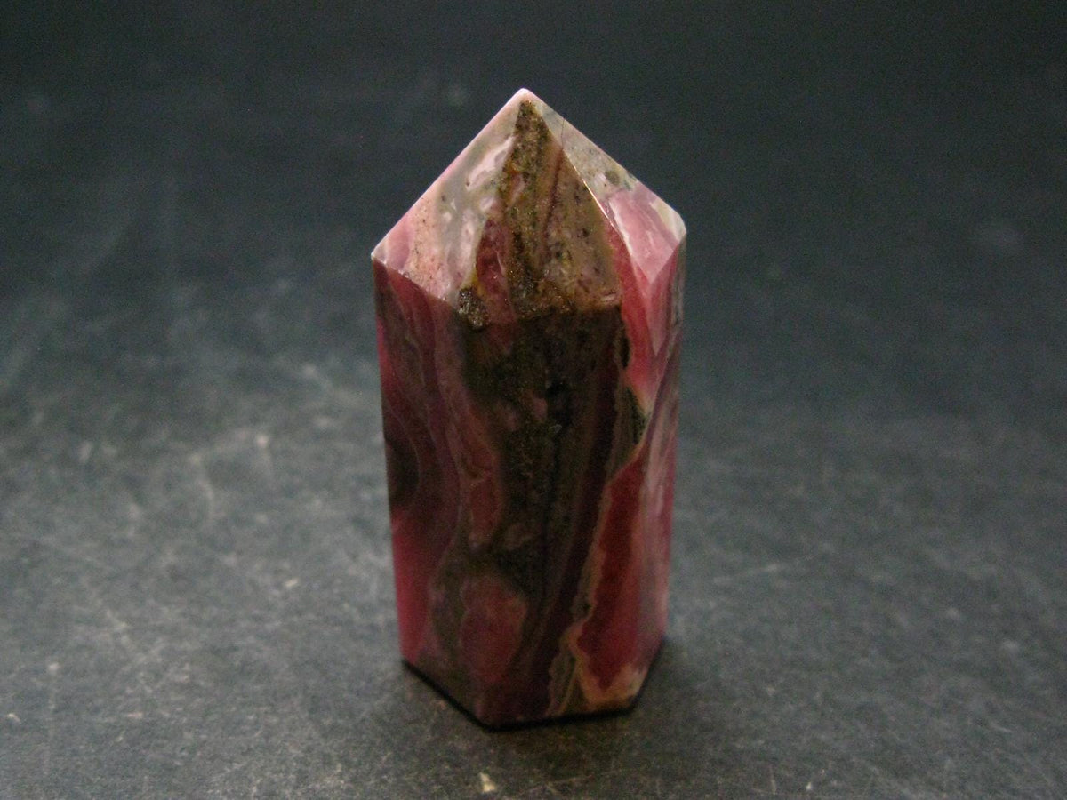 Beautiful Rhodochrosite Obelisk Pyramid from Argentina - 1.9"