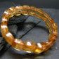Citrine Genuine Bracelet ~ 6.5 Inches ~ 12mm Oval Beads