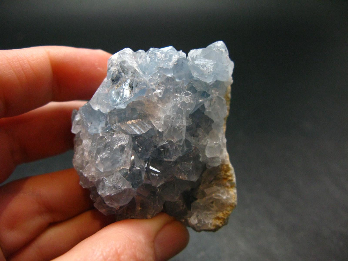 Natural Sky Blue Celestite Celestine Cluster from Madagascar - 1.9" - 116.53 Grams