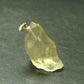 Gem Libyan Desert Glass Tektite Pendant Sterling Silver from Libya - 1.3" - 5.38 Grams