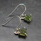 Moldavite Tektite Silver Earrings from Czech Republic - 2.05 Grams