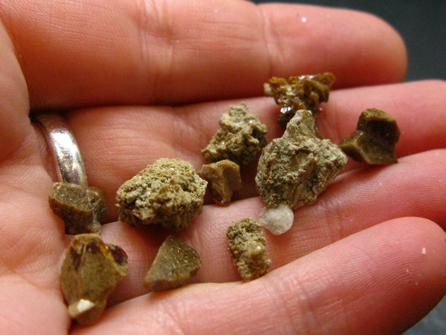 Rare Lot of 10 Monazite Crystals From Brazil - 7.49 Grams