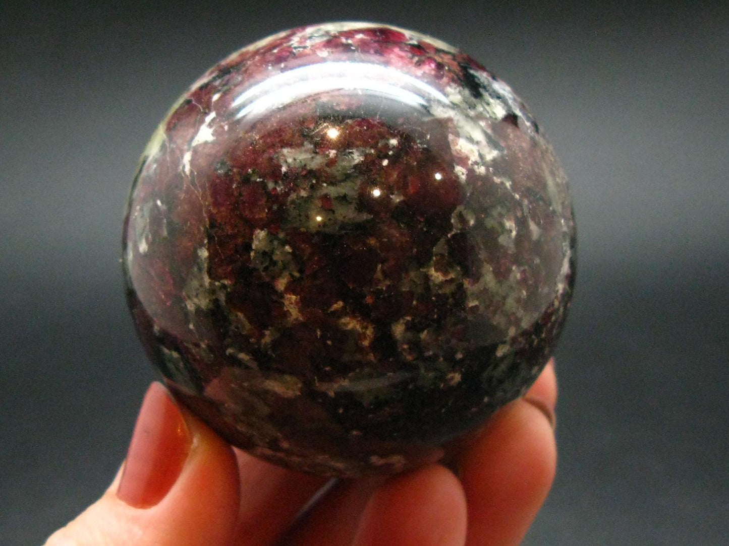 Nice Eudyalite Eudialite Sphere From Russia - 2.0"
