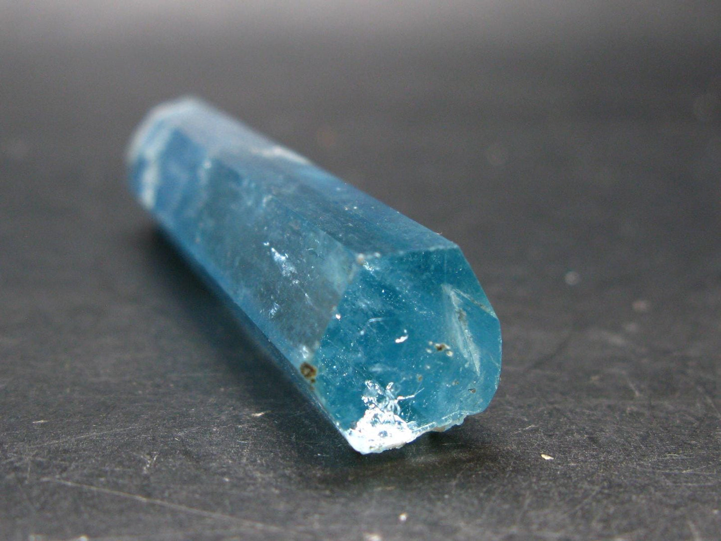 Gem Aquamarine Crystal Blue Beryl From Vietnam - 34.51 Grams - 3.2"