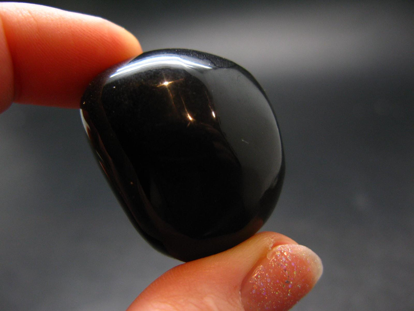 Rare Large Blue Amber Tumbled Piece Fluorescent From Indonesia - 1.2" - 11.20 Grams