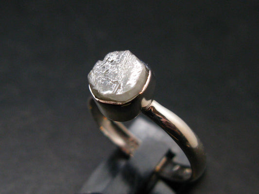 10.0 Carat Phenakite Phenacite Sterling Silver Size 8 Ring from Brazil