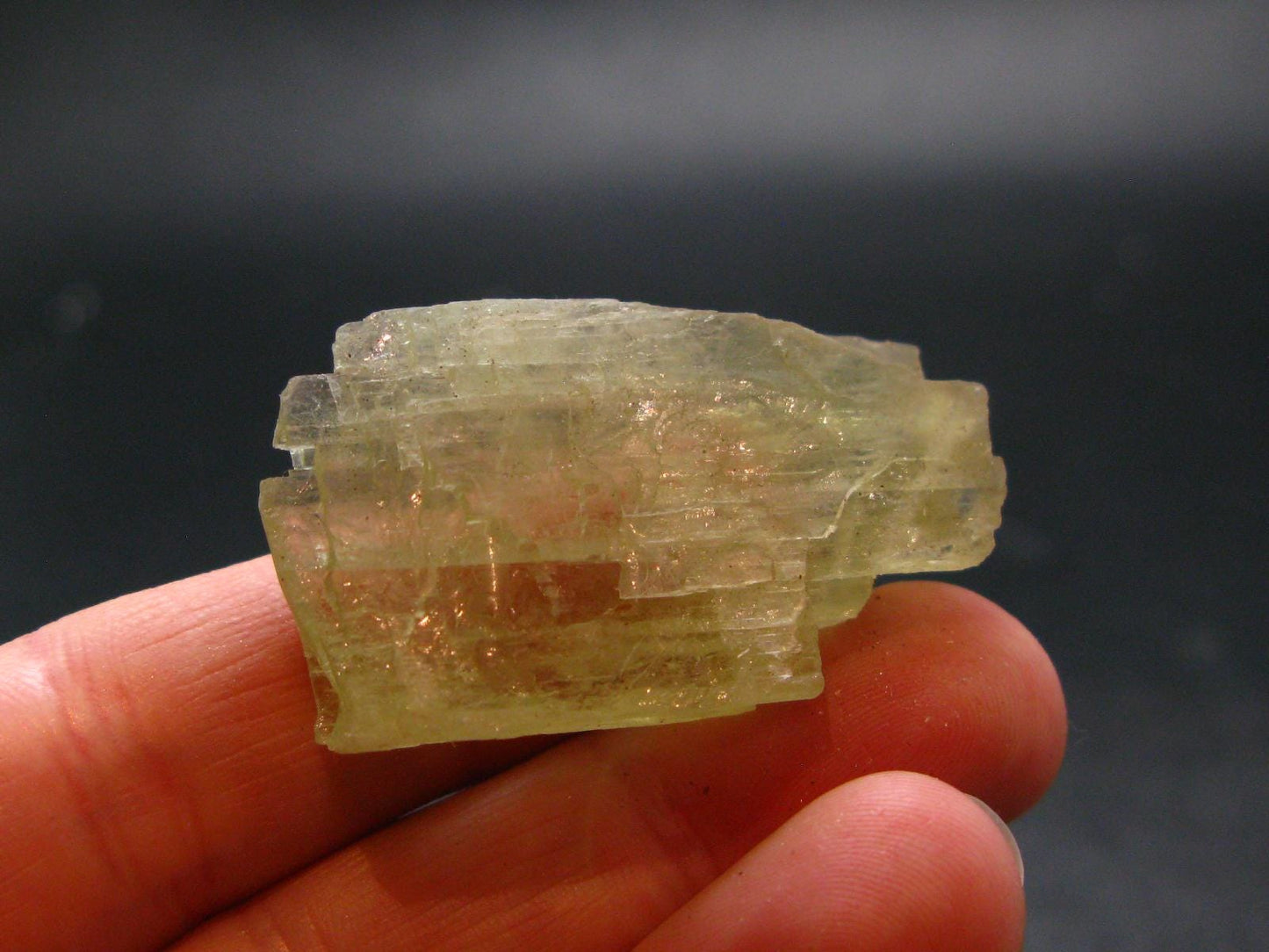 Gem Green Hiddenite Spodumene Crystal From Brazil - 1.5" - 20.36 Grams