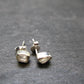 Phenakite Phenacite Silver Stud Earrings From Nigeria - 1.0 Grams