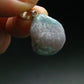 Rarest Paraiba Copper Blue Tourmaline Crystal Silver Pendant From Brazil - 1.0" - 3.0 Grams