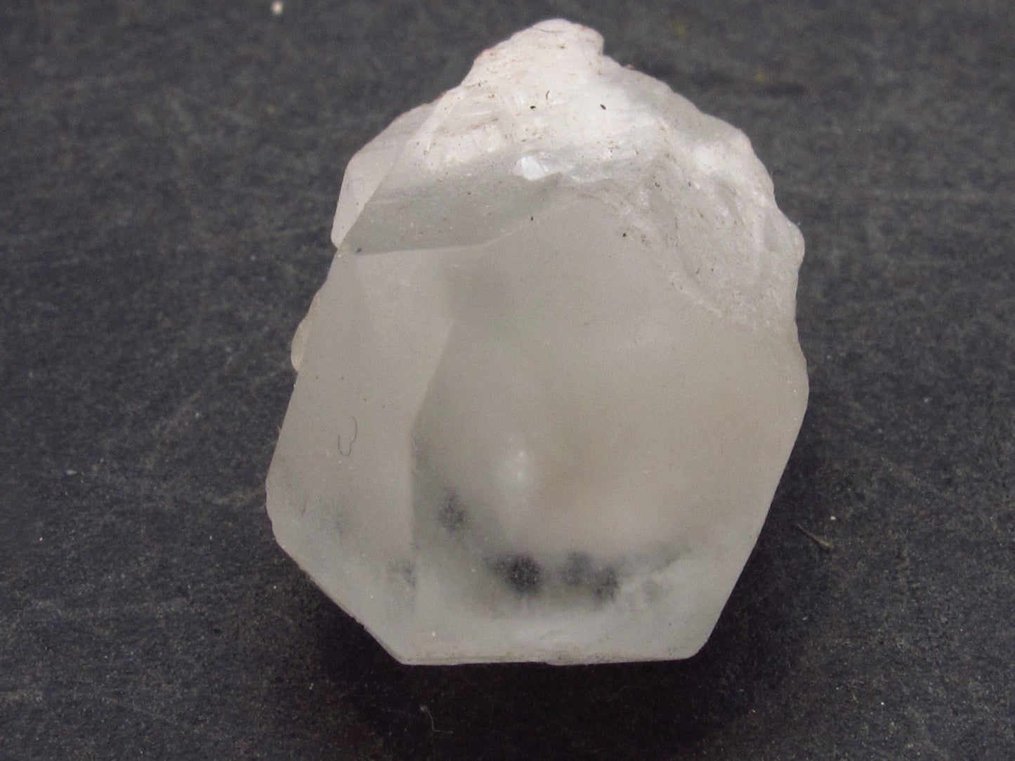 Hollandite in Quartz Crystal from Madagascar - 1.1" - 7.46 Grams