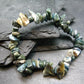 Dianite (Blue Jade) Genuine Bracelet ~ 7 Inches ~ 8mm Tumbled Beads