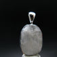 Raw Rare Natrolite Crystal Silver Pendant From Russia - 1.0" - 2.83 Grams