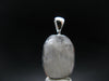 Raw Rare Natrolite Crystal Silver Pendant From Russia - 1.0" - 2.83 Grams