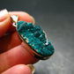 Dioptase Crystal Silver Pendant from Congo - 6.35 Grams - 1.4"