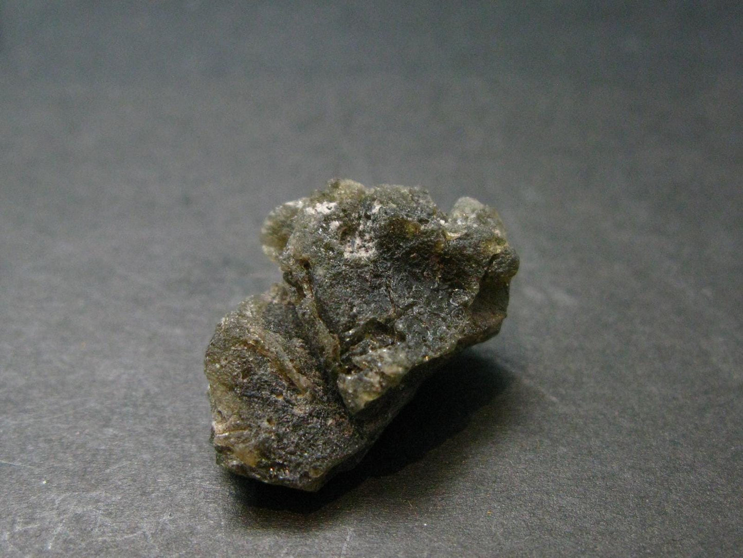 Meteor Splash Glass!! Fabulous Asymmetrical Rare Darwin Glass Tektite Pleistocene Piece From Australia - 0.8"