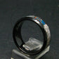 Muonionalusta Meteorite & Opal Steel Ring - 11.38 Grams - Size 9