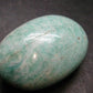 Rich Green Amazonite Tumbled Stone From Madagascar - 2.2"