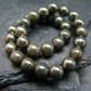 Pyrite Genuine Bracelet ~ 7 Inches ~ 6mm Round Beads