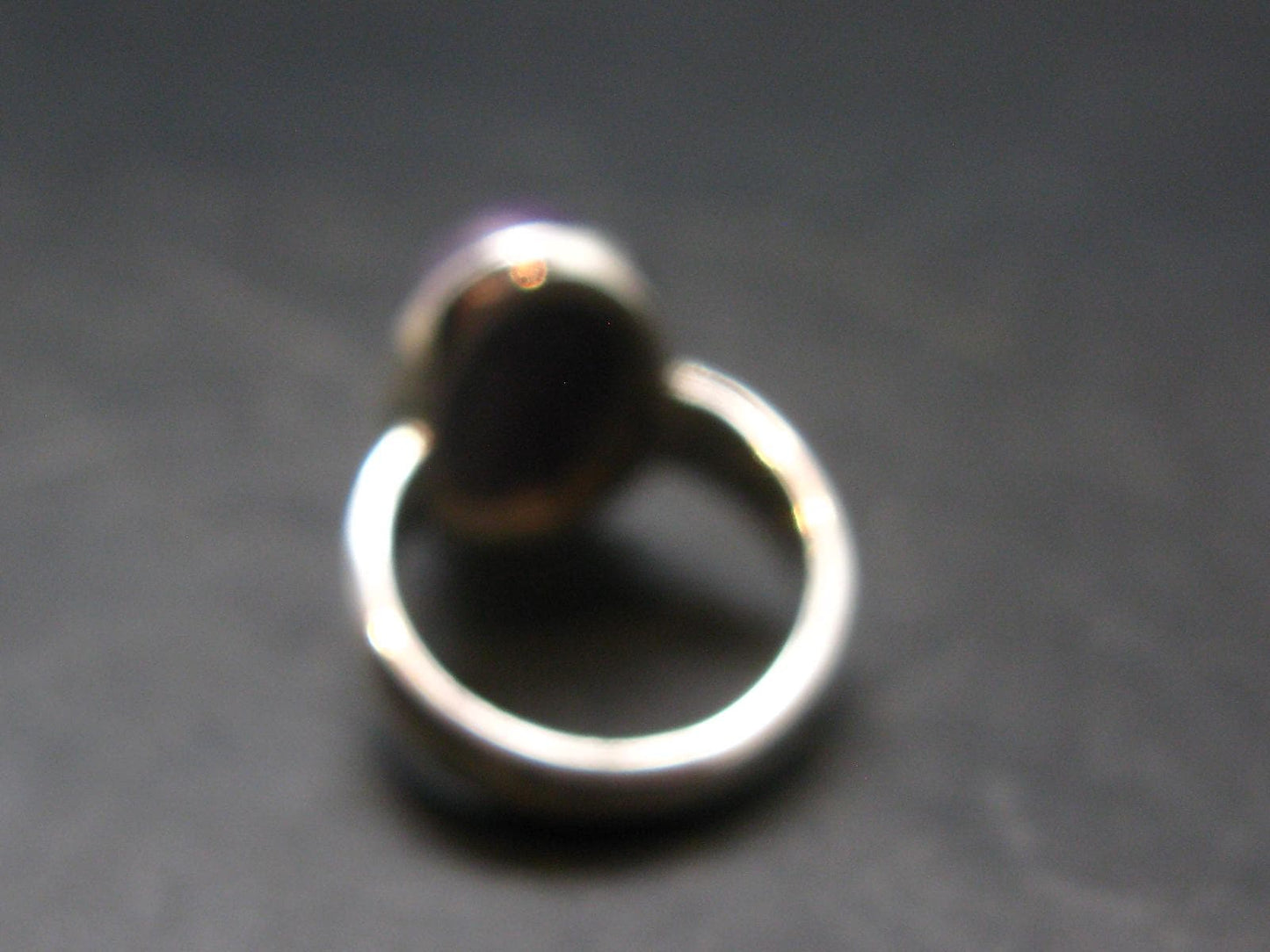 Very Rare Kammererite Chrome Clinochlore Silver Ring from Turkey - Size 8