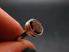 Natural Round Faceted Red Garnet Sterling Silver Ring - Size 5 - 2.55 Grams