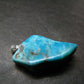Genuine Turquoise Silver Pendant From Sleeping Beauty Arizona - 1.5" - 8.22 Grams