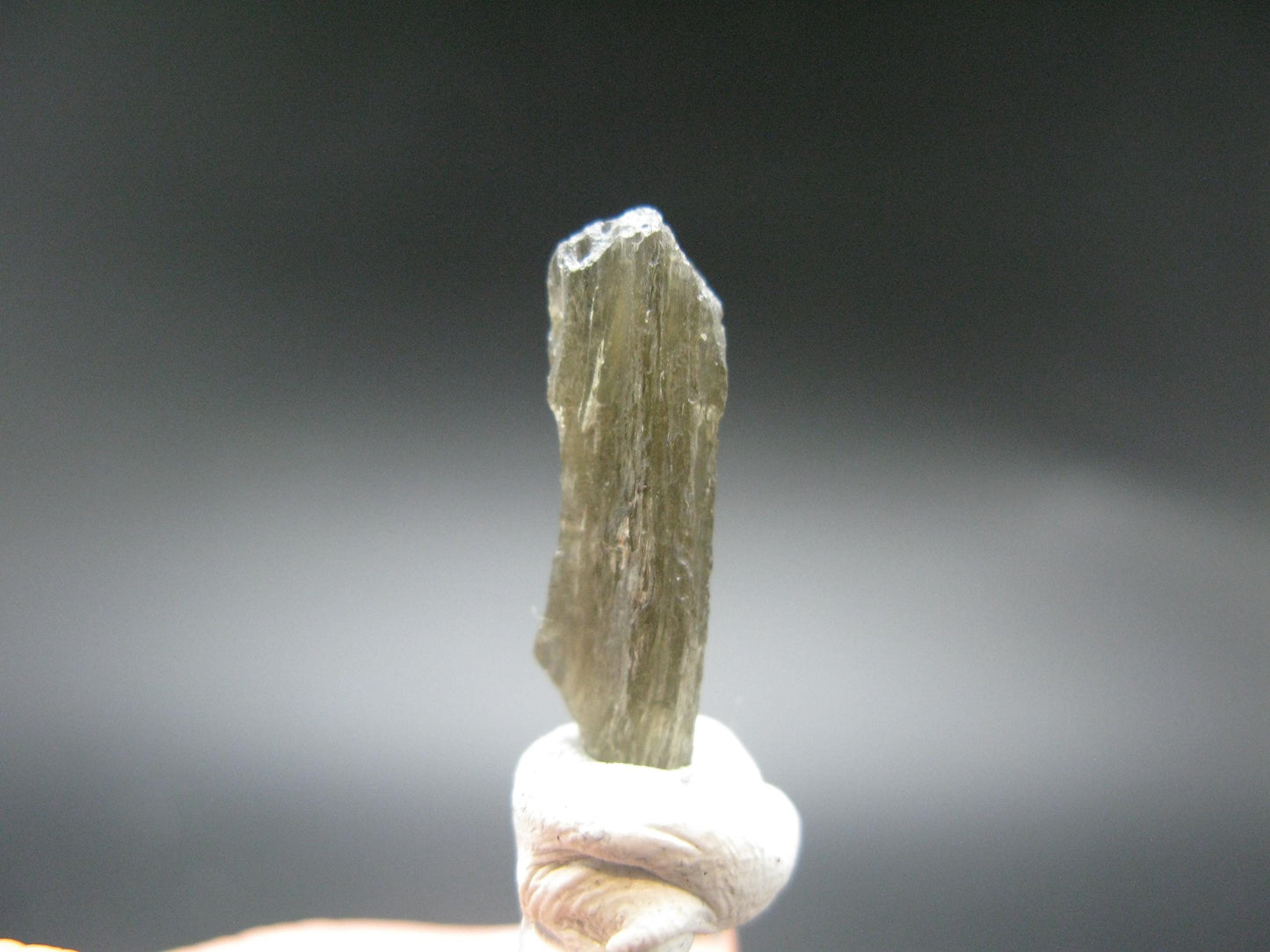 Moldavite Tektite Raw Piece from Czech Republic - 0.8" - 4.45 Carats - 0.89 Grams