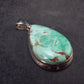 Rare Variscite Sterling Silver Pendant from Utah - 1.5" - 6.80 Grams