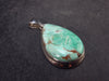 Rare Variscite Sterling Silver Pendant from Utah - 1.5" - 6.80 Grams