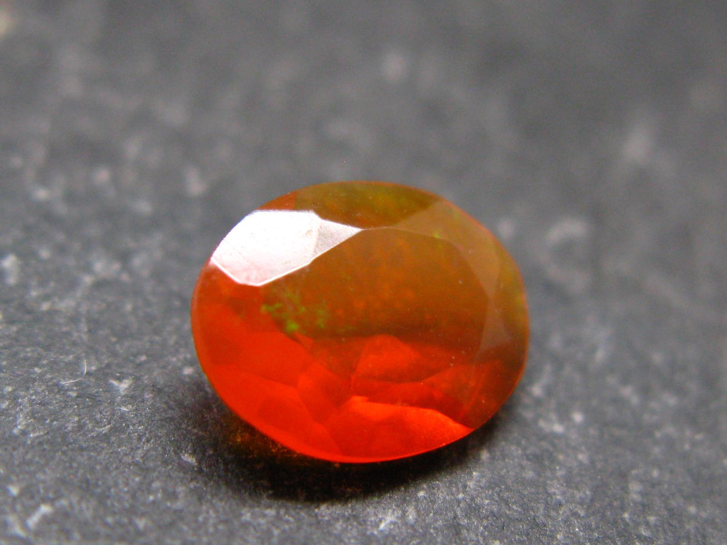 Fire Opal Cut Stone From Mexico - 0.76 Carats